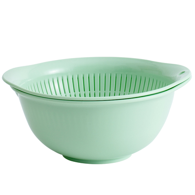 日本进口ASVEL抗菌洗菜盆沥水篮