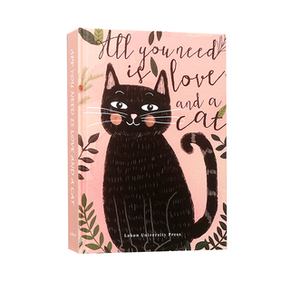 儿童房绘本插画故事样板间装饰真书卡通猫咪摆件英文仿真道具书籍