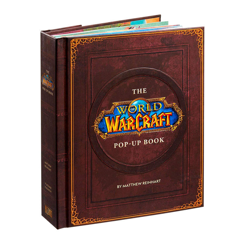 魔兽世界立体书 The World of Warcraft Pop-Up Book 英文原版游戏周边 3D纸雕创意书 英文版进口英语书籍