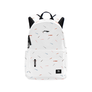 李宁书包女高中生通勤双肩包男初中大学生轻便旅行大容量电脑背包