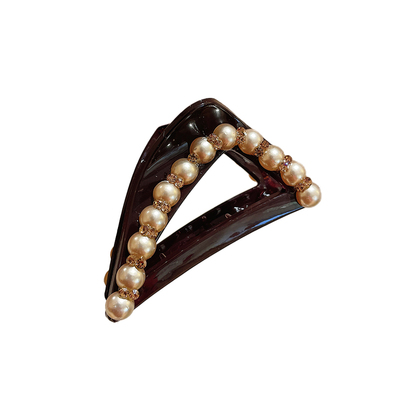 高马尾抓夹，气质优雅，外出百搭