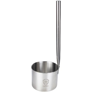 304不锈钢酒厂用酒提子打酒器酒勺酒吊子3斤5斤酒端子大口径漏斗