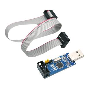 51 AVR 编程器 ISP USBASP下载器 USBISP 下载线 免驱动烧录器