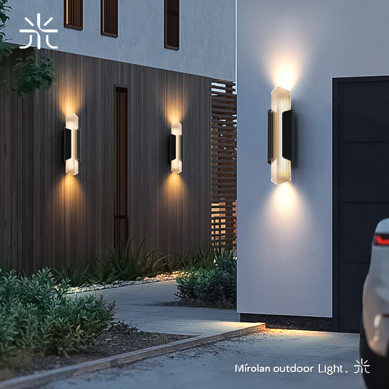 户外壁灯防水庭院壁灯别墅外墙太阳能壁灯现代阳台大门立柱壁灯