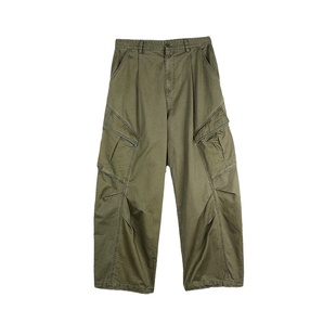 roaringwild a arch咆哮野兽 军绿色裤子工装裤长裤美式伞兵裤男