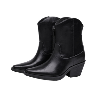 鑫哥甄选内增高11厘米靴子女2025年秋新款巨好看加绒尖头高跟短靴