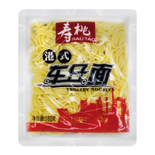 寿桃牌车仔面xo酱宿舍速食早餐拌面拉面乌冬面非油炸方便意面12包