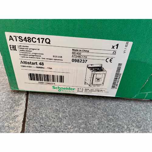 议价施耐德ATS48C17Q软启动器-90KW-三相230-415V-原装现货 保质