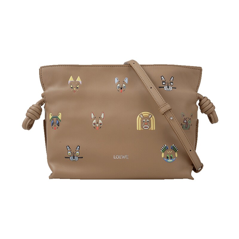 LOEWE/罗意威小猫印花手拿包女士