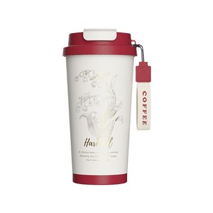 316不锈钢咖啡保温杯定制印字陶瓷内胆车载吸管杯随行礼品杯刻字