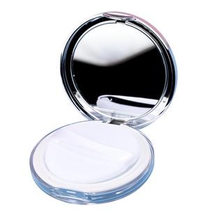 翻盖超薄弹力网卡片散粉盒空盒便携小高档大牌带粉扑散粉分装盒