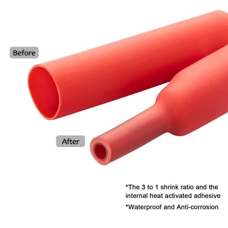 1/0AWG*3/8热缩管1/0*5/16铜线耳美规20pcs10套栅栏式