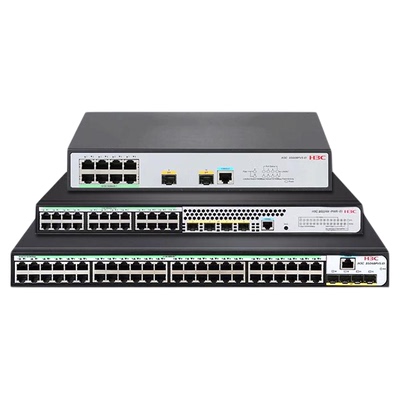 华三（H3C）SOHO系列8口16/24口千兆二层网管交换机S5024PV5-EI光纤口路由分流器网线分线器网络扩展集线器
