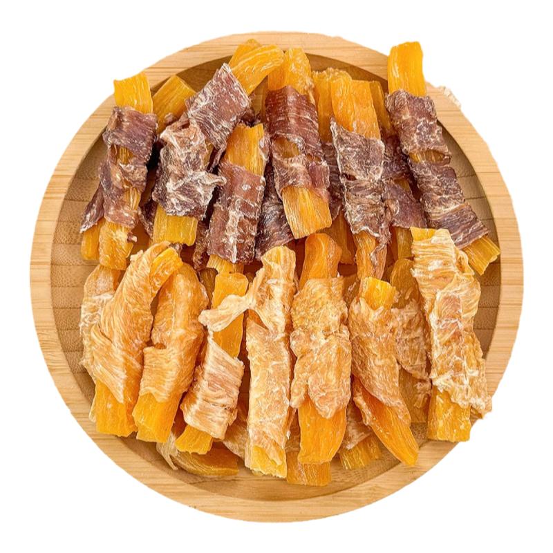 狗狗零食鸭肉绕红薯磨牙洁齿