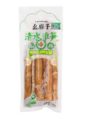 洪雅特产有机烟熏竹笋无需泡发