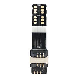 适用安卓苹果外置卡槽5G手机手机店维修测试信号双sim快速换卡转换器营业厅激活开卡小转大卡座