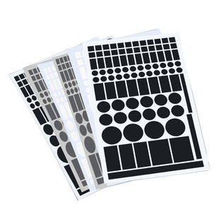 电源指示灯遮光贴路由器空调灯防刺眼遮挡黑色白色不透挡光开关贴