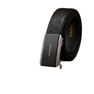 【鸵鸟皮】金利来皮带男士新款内扣不露尾不锈钢防指纹男款裤腰带