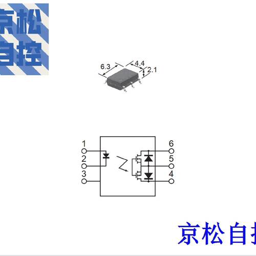 议价AQV255GS 松下PhotoMOS 光耦继电器 SMD 贴片 SOP6 原装 50V1