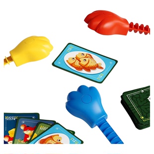 猫爪老鼠桌游卡牌亲子互动益智玩具6岁以上儿童锻炼注意力专注力