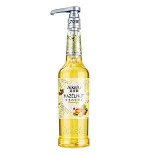 榛果风味糖浆750ml咖啡拿铁奶茶鸡尾酒调味糖浆柠檬茶饮原料