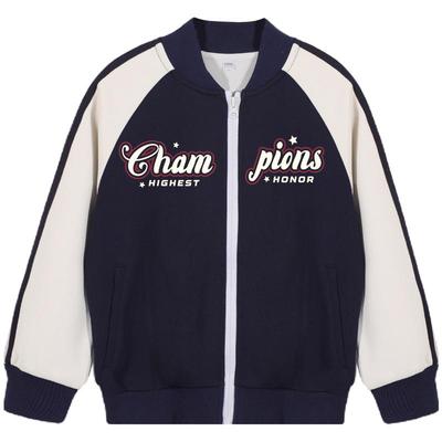 贝田男童外套帅气棒球服