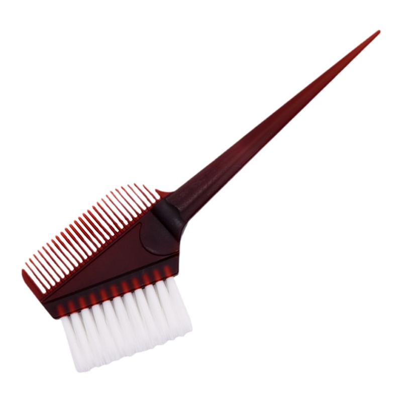 美发染膏工具专业焗油染发梳子软毛加厚两面烫染白毛倒膜护理刷子