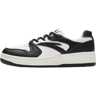 安踏板鞋女鞋2026夏季新款正品厚底增高黑白熊猫潮流休闲鞋小白鞋