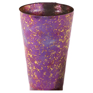 日本超限定稀有紫金sus gallery手工日式真空双层纯钛啤酒杯送礼