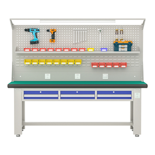 柏钢重型工作台钳工台不锈钢操作台学校实训台防静电工作台实验桌