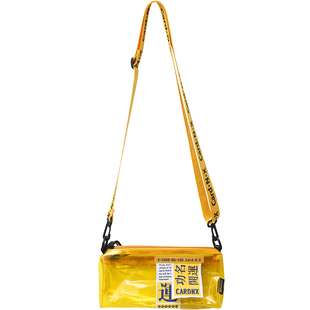 斜挎包女时尚休闲个性pvc透明包包百搭小方包沙滩包潮牌单肩包男