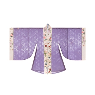 瞳莞制作【花披风03-一年景色】国风明制汉服定织四季虫草花卉纹