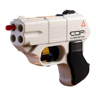 COP357小型软弹儿童男孩机械手动连发射小手枪抛壳反吹模型玩具枪