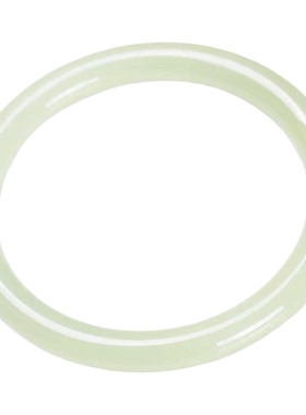 天然阿富汗玉圆条女款玉手镯