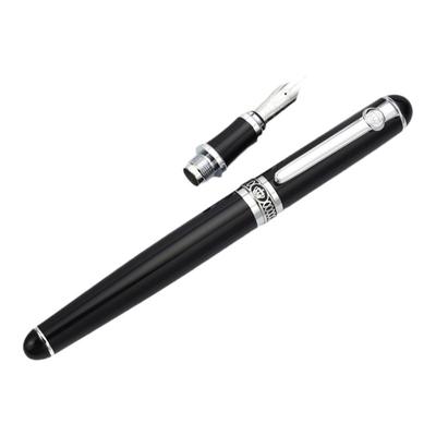 Duke公爵双笔头钢笔手绘弯尖刻字