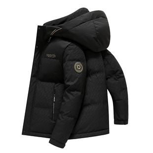 combo康博 羽绒服男短款2025冬季新款加厚连帽休闲90鸭绒保暖外套