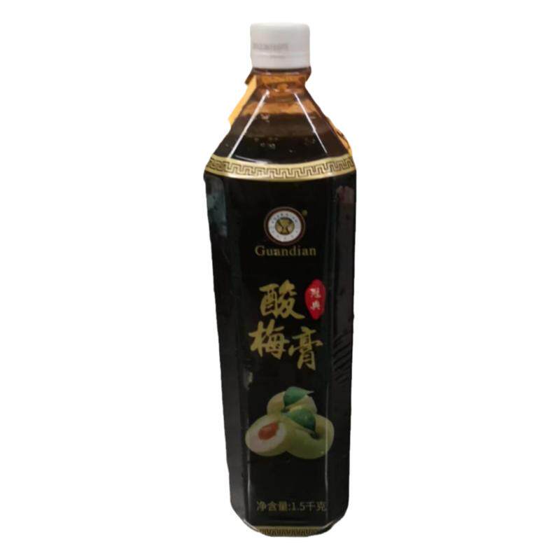 冠典商用1.5X12瓶公斤酸梅膏1比10比例冲调自制酸梅汤量量大从优