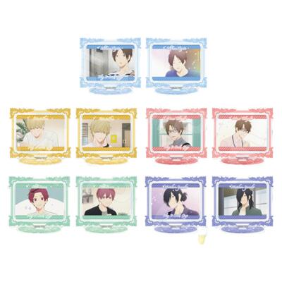 漫玩社 呆萌酷男孩  一仓飒  二见瞬 三间贵之 旋转亚克力摆件