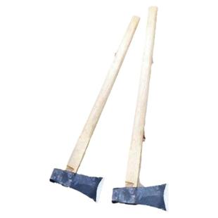 手工锻打神器柴斧背筋直柴斧开山斧家用大斧头砍柴砍树木专用斧头