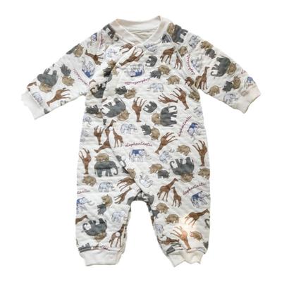 松软保暖~空气棉连体衣100%棉