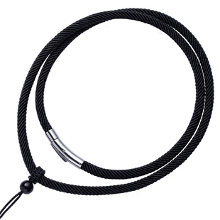 玉石项链挂绳男士高端挂件绳玉佩唐卡锁骨链绳无事牌吊坠编织绳子