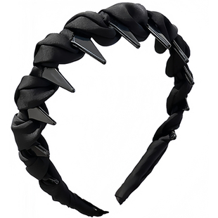 黑色齿梳发箍女2025新款高级感冬日常外戴洗脸头箍高颅顶发卡头饰