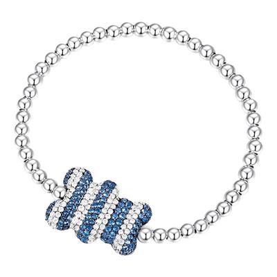 【新年礼物】APM Monaco40周年限量版小熊银珠手链女款生日礼物