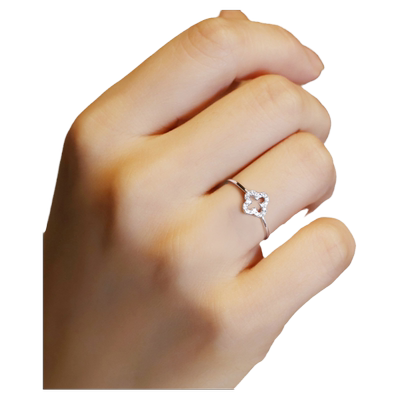 正品纯银18K包金D色莫桑石钻戒指