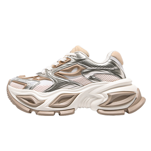 异瞳猫眼老爹鞋机甲风男女款2025新款情侣增高厚底运动休闲男鞋子