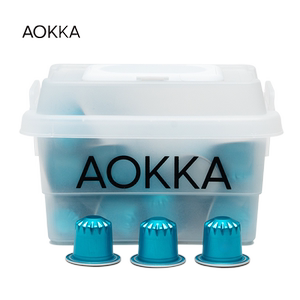AOKKA胶囊咖啡精品阿拉比卡意式深烘美式浓缩黑咖啡粉多口味30颗