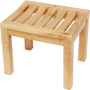 康熙浴室凳实木凳子冲淋凳板凳梳洗凳方凳洗澡凳防滑换鞋凳玄关凳