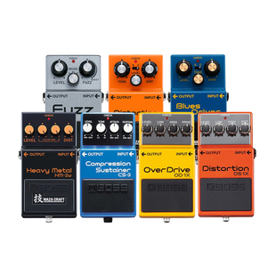 BOSS罗兰单块效果器失真过载电吉他专业舞台DS1 DS2 SD1 MT2 BD2