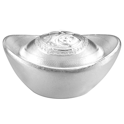 水贝银饰足银9999银元宝财富银料