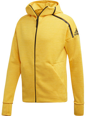 Adidas/阿迪达斯正品外套男当季新款ZNE运动服黄色夹克EB5232